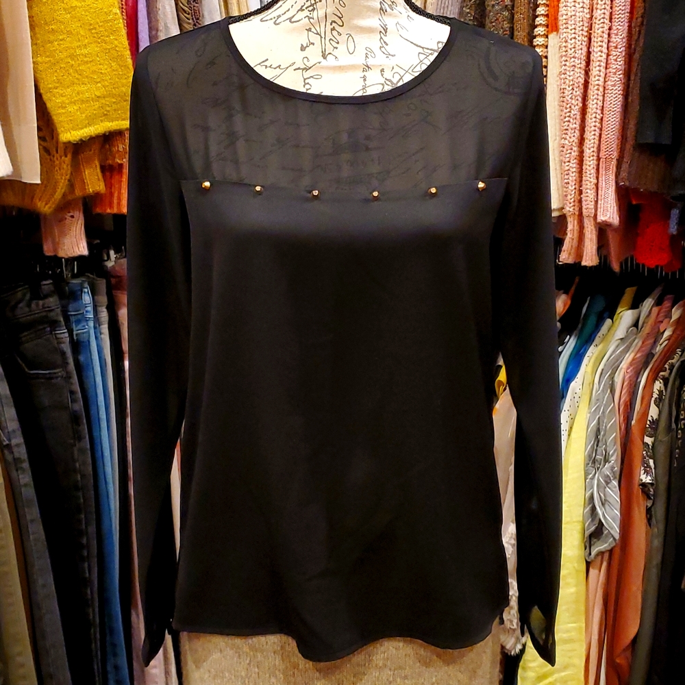 The Original, Inc. Black blouse, size S
